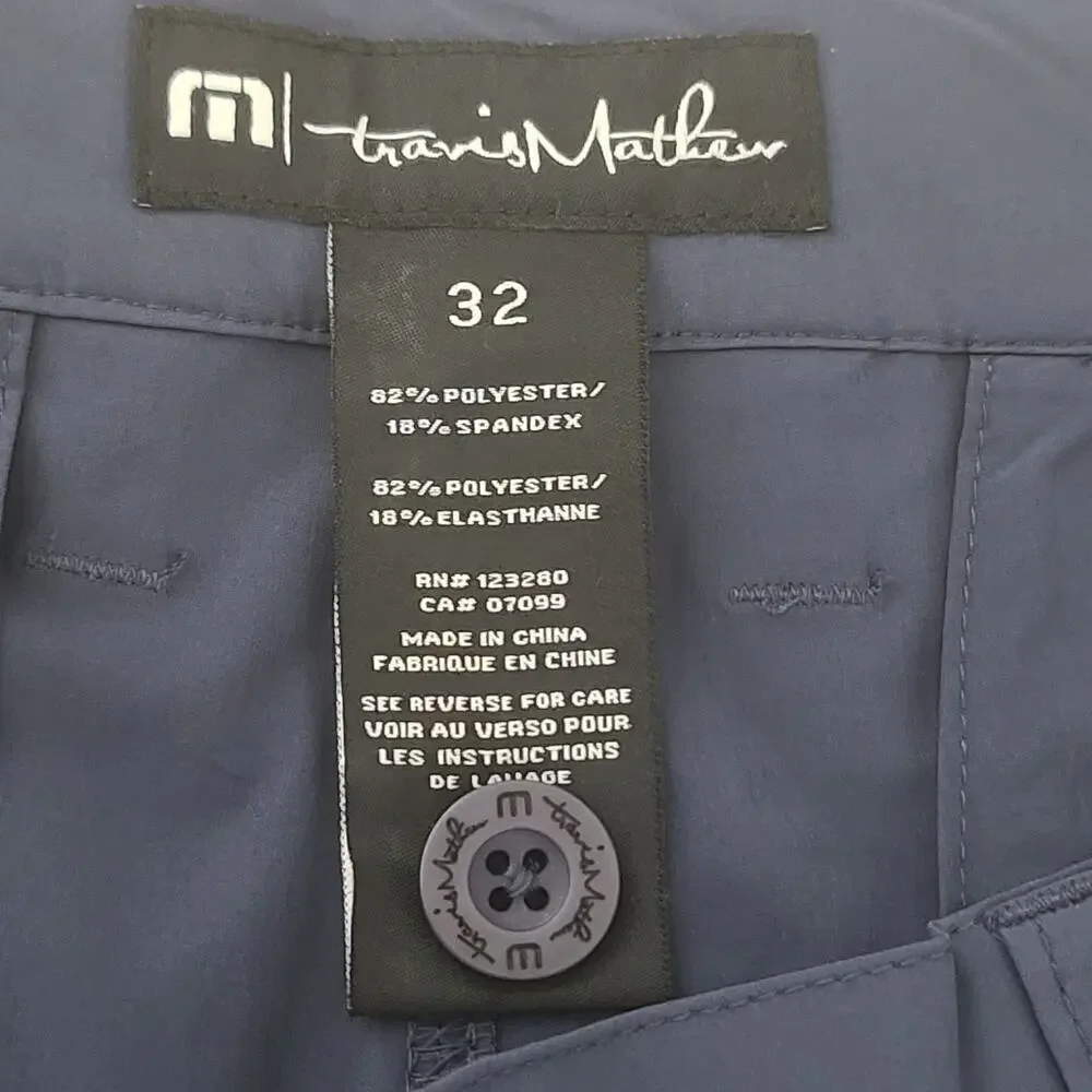 Travis Matthew Majestic x Player's Pants in Blue Nights Size 32, NWT